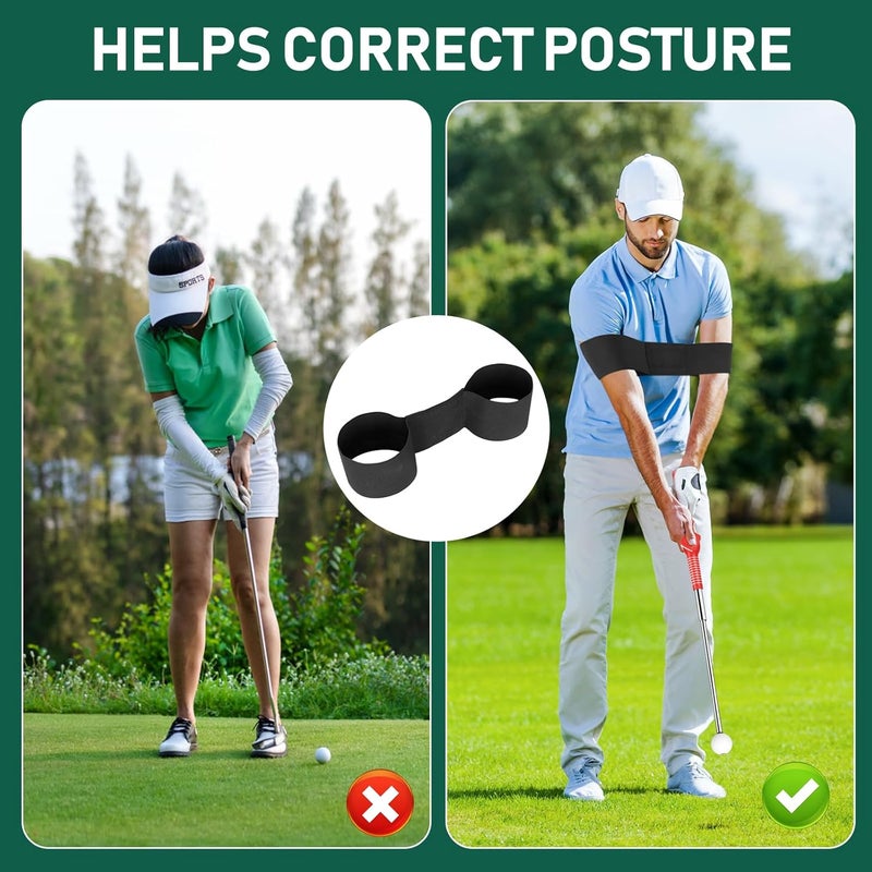 KALAUTO Golf Grip Swing Training Aid - Retractable Click Club Trainer Indoor Practice Warm Up Stick Flexible Telescopic Short Club Tempo Sound Release Trainer Devices - Image 3